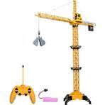 Lidyada Maison Giffy / Oyuncak 128 cm Dev Boy Uzaktan Kumandalı Tam Otomatik Gövdesi ve Halatı Hareketli Şarjlı Kule Vinç - Option-1