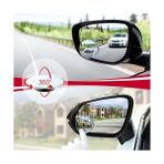 Lidyada Maison Jıahao Kör Nokta Aynası, 2" Yuvarlak Hd Cam Çerçevesiz Dışbükey Dikiz Aynası Geniş Açılı Ayarlanabilir Yapıştırma ile Otomobiller, Suv ve Kamyonlar Için, 2'li Paket - 0 - Siyah - Option-1