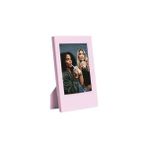 Lidyada Maison Mini 12 Pembe Fotoğraf Makinesi-20'li Film-Çerçeve ve Deri Kılıf Seti - Açık Bej