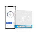 Lidyahan Store Akıllı Termostat, Kombi Sistemi Kontrolü, Isıtma &amp; Soğutma, Wi-Fi Oda Termostatı, Uzaktan Kontrol, Hassas Isı Ayarı, LED Dokunmatik Ekran, Elektrikli Termostat, Dokunmatik Ekran, Beyaz