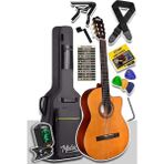 Lidyahan Store CG-390M-XBAG Klasik Gitar 4/4 Sap Ayarlı Kesik Kasa (Çanta Tuner Askı Capo Metod Pena)