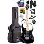 Lidyahan Store DE-150BK Maple Klavye Hh Manyetik Yüksek Kaliteli Elektro Gitar Seti
