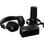 Lidyahan Store Evo Start Recording Bundle (Evo 4 Ses Kartı, Sr1 Geniş Diyaframlı Kondenser Mikrofon, SR2000 Kapalı Stüdyo Kulaklıkları, Mikrofon Shock Mountu ve Xlr Bağlantı Kablosu), Siyah