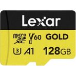 Lidyahan Store Gold 128GB Mikro Sd Kart, Microsdxc Uhs-Iı Bellek Kartı, V60, U3, A1, C10 Microsd Kart, 280MB/S'YE Kadar Okuma, Drone/aksiyon Kamerası/uhs-Iı Taşınabilir Oyun Cihazı Için (LMSGOLD128G-BNNNG)