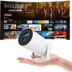 Lidyahan Store Projektör 4K Taşınabilir Projektör Video Projektörü Wifi 6 Android 11 Retroprojector 1080P Full Hd Telefon Pc Lap HDMI Ev Sineması 180° Döndürme (HY300PRO)