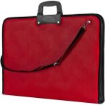 Lidyahan Store Resim Çantası Fermuarlı Kulplu 37X54 cm 1 Adet Teknik Resim Dosya Çantası 35X50 cm Askılı Proje Çantası Okul Sınıf
