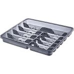 Lidyahan Store Siyah 10 Bölmeli 43X38CM Boyutunda Çekmece Içi Kaşıklık Çatallık