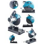 Lieber German 3700 Watt Çelik Dişli Şanzuman Bakır Sargılı 355 mm Profil Ahşap Metal Kesim Makinesi Kafa Koparma Canavar Kafa Koparma