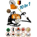 Lieber German BC-520 10 Parça Benzinli Sırt Tipi Tırpan Çim Biçme Tırpan Makinesi