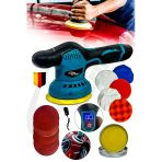 Lieber German BL Motor 2x Akülü 6 Kademe Devirli Orbital Pasta Cila Parlatma Polisaj Makinesi