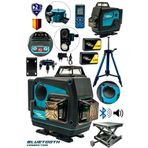 Lieber German Bluetooth Radyo Çalar 360° 16 Köşeli 65 Metre Hizalama Lazer Metre Ve 100 Metre Mesafe Ölçer
