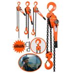 Lieber German Daflong Serii 2 Isıl İşlemli Çelik 3 Ton 1.5 Metre Hubzug Zincirli Çektirme Vinç Hubzug