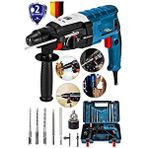 LİEBER GERMAN Lieber German 1500 Watt 2.28mm Bakır Sargılı 7.0 Joule Kablolu Kırıcı Delici Hilti Matkap +5 Uç Hediye