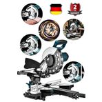 Lieber German Maxstar Serii 1700 Watt 255mm Bakır Sargılı Kızaklı 90° Açılı Gönye Kesme Makinesi