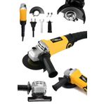 Lieber German Teknoloji Bakır Sargılı 1500 W 115 Mm Devir Ayarlı Spiral Avuç Içi Kesme Ve Taşlama Makinası