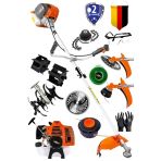Lieber German Teknoloji Ltcc-20 Benzinli 2 Çapa Aparatlı Ot Çalı Çim Biçme Tırpanı Makinası