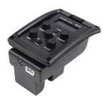 LiebeWH Gitar EQ 4 Bant Pikap EQ Tuner Plastik Konut Gitar Ekolayzır Gitar Efekt Pedalı Gitar Bas Aksesuarları Değiştirme