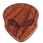 LiebeWH Serin Kafatası Gitar Seçim Masif Ahşap Gitar Mızrap Akustik Ve Halk Gitar Için Cadılar Bayramı Korkunç Gitar Seçim (A Tipi (gül ağacı))