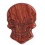 LiebeWH Serin Kafatası Gitar Seçim Masif Ahşap Gitar Mızrap Akustik Ve Halk Gitar Için Cadılar Bayramı Korkunç Gitar Seçim (B Tipi (gül ağacı))