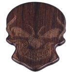 LiebeWH Serin Kafatası Gitar Seçim Masif Ahşap Gitar Mızrap Akustik Ve Halk Gitar Için Cadılar Bayramı Korkunç Gitar Seçim (B yazın (Chacate Preto))