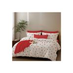 Lief Home %100 Pamuklu Kalpli Tek Kişilik Nevresim Takımı | 2 Yastık Kılıfı | Lastikli Çarşaf 120x200+30