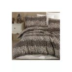 Lief Home Çift Kişilik Leopar Desen Nevresim Takımı 200X220 | 4 Yastık Kılıfı | Lastikli Çarşaflı 160X200+30