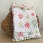 Lief Home Flanel ( Pazen ) Bebek Battaniyesi 100X115 | Çift Taraflı - 100 x 115 cm - Yeşil