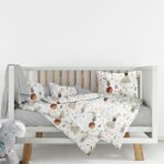 Lief Home Flanel ( Pazen ) Kumaşından %100 Pamuklu Bebek Nevresim Takımı | 100X150 - 100 x 150 cm - Bej