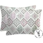 Lief Home Ranforce Kumaşından Gizli Fermuarlı Yastık Kılıfı 50X70 ( 2 Adet ) - Antrasit - Lila - Gri - 50 x 70