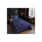 liefhome Astronot Uzay Desenli Tek Kişilik Nevresim 160x220, Lastikli Çarşaflı 100x200, Genç&Çocuk Nevresim Takımı