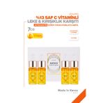 Lienjang %13 Saf C Vitamini & Astaksantin |Leke & Kırışıklık Karşıtı |Yoğun Aydınlatıcı | Ton Eşitleyici Ampül Seti 4x10ml
