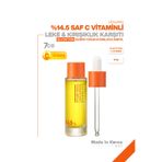 Lienjang %14.5 Saf C Vitamini & Glutatyon |Leke & Kırışıklık Karşıtı |Yoğun Aydınlatıcı | Ton Eşitleyici Ampül 15 ml