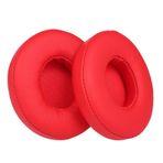lifcasual 2 Adet Yedek Kulak Yastıkları Kulak Pad Yastık Beats Solo 2/3 Kulak Kablosuz lar Için Kırmızı