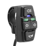 lifcasual 3 in 1 Elektrikli Bisiklet Scooter Anahtarı Far Dönüş Sinyali Korna Anahtarı 36 V/48 V ON/OFF Kontrol Anahtarı E-Bisiklet Elektrikli Scooter Motosiklet için Su Geçirmez
