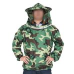 lifcasual Arıcılık Takım Arıcılık Şapka Peçe ile Arı Ceket Fermuarlı Profesyonel Arıcı Takım Arıcılık Koruyucu Kollu Kamuflaj Arıcılık Giysileri Erkekler Kadınlar için