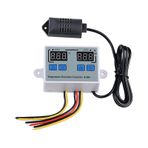 lifcasual Çift Dijital Sıcaklık Nem Kontrol Ev Buzdolabı Termostat Nemlendirici Termo Higro W1099 AC110-220V