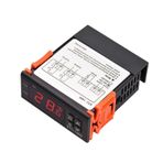 lifcasual Dijital Sıcaklık Kontrol Cihazı STC-1000 Akıllı Sıcaklık Regülatörü Buzdolabı Termostat Desteği Isıtma/Soğutma/Sıcaklık Düzeltme/Gecikmeli Başlatma/Yüksek veya Düşük Sıcaklık Alarmı