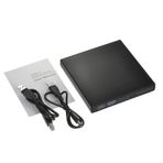 lifcasual Harici Optik Disk Sürücüsü Slim CD-RW Yazıcı USB 2.0 DVD-RW Combo Oynatıcı Dizüstü Bilgisayar Masaüstü Bilgisayar için Tak ve Çalıştır
