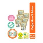 Life By Fakir Doğal Bebek Granül Toz Sabun 1 kg x 6 Adet Avantaj Seti