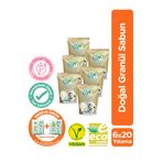 Life by Fakir Fakir By Life Doğal Granül Sabun 1000Gr x6 Adet