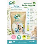 Life by Fakir Life Bebek Doğal Granül Sabun 1000Gr %100 Bitkisel yağlardan üretilmiştir. 20 Yıkama