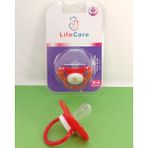 Life Care Baby Yuvarlak Uçlu Klasik Emzik 1 Numara 0-6 Ay Kırmızı - 0 - 6 Ay
