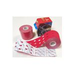 LİFE Care Kinesio Tape Delikli Kinesio Kırmızı 5 Cm X 5 M Ağrı Bandı