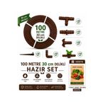 LİFE Drip Damla Sulama Seti 100 M Delikli 30 Cm