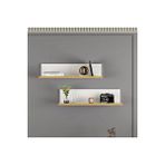 Life Duvar Rafi 60 Cm Beyaz Gold