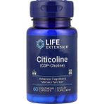Life Extension Citicoline Cdp Cognizin Choline Brain & Cognitive Memory 60 Vegetarian Caps