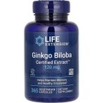 Life Extension Ginkgo Biloba, Certified Extract, 120 Mg, 365 Vegetarian Capsules