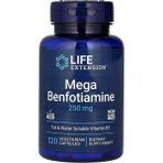 Life Extension Lıfe Nutrıtion Mega Benfotiamine, 250 Mg, 120 Vegetarian Capsules.Usa Versıon.3741