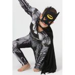 Life For Moda Erkek Çocuk Batman Pelerinli Ve Maskeli Kaslı Çocuk Kostümü