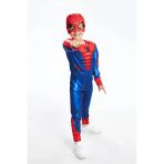 Life For Moda Erkek Çocuk Spiderman Kostümü Kaslı Maskeli Örümcek Adam Kostümü Parti Kıyafeti